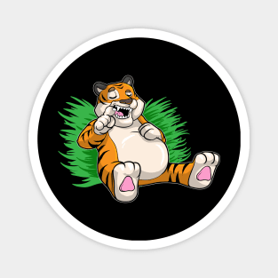 Tiger tired Magnet